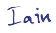 Iain Wallis signature